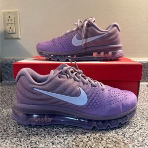 NIKE Women's Air Max 2017 Shoes Sneakers Plum Lavender Torch NEW 849560-555 Sz 8